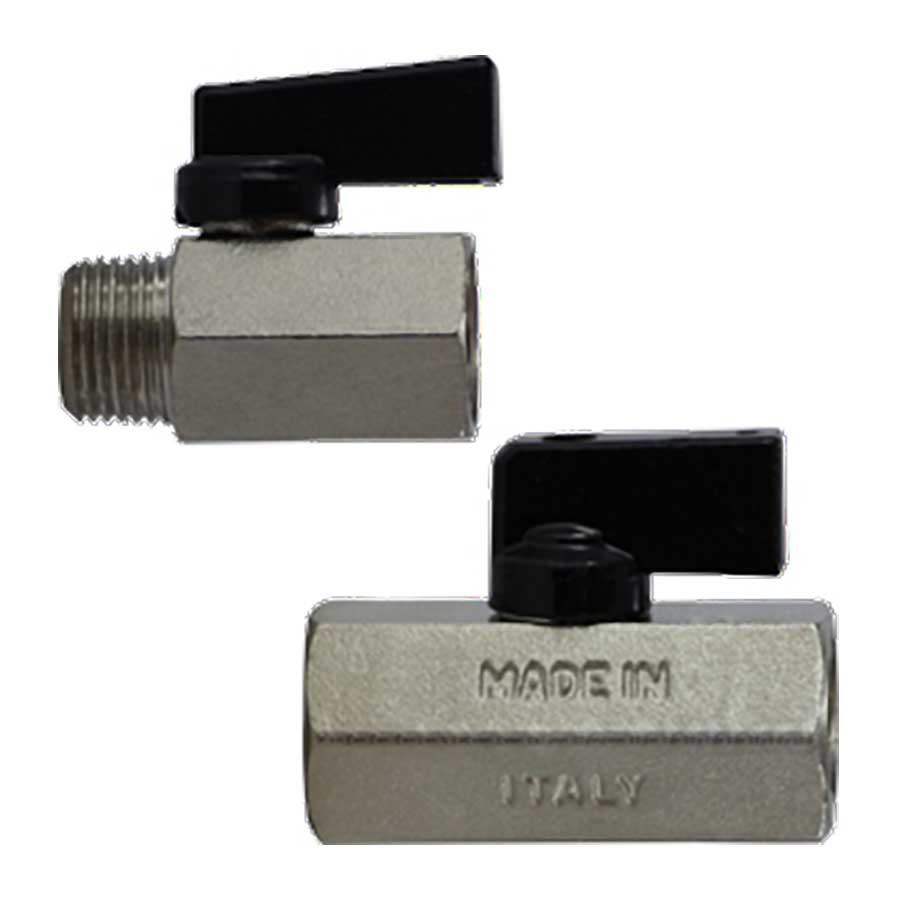 Chrome Plated Brass Mini Ball Valve Etterman Enterprises