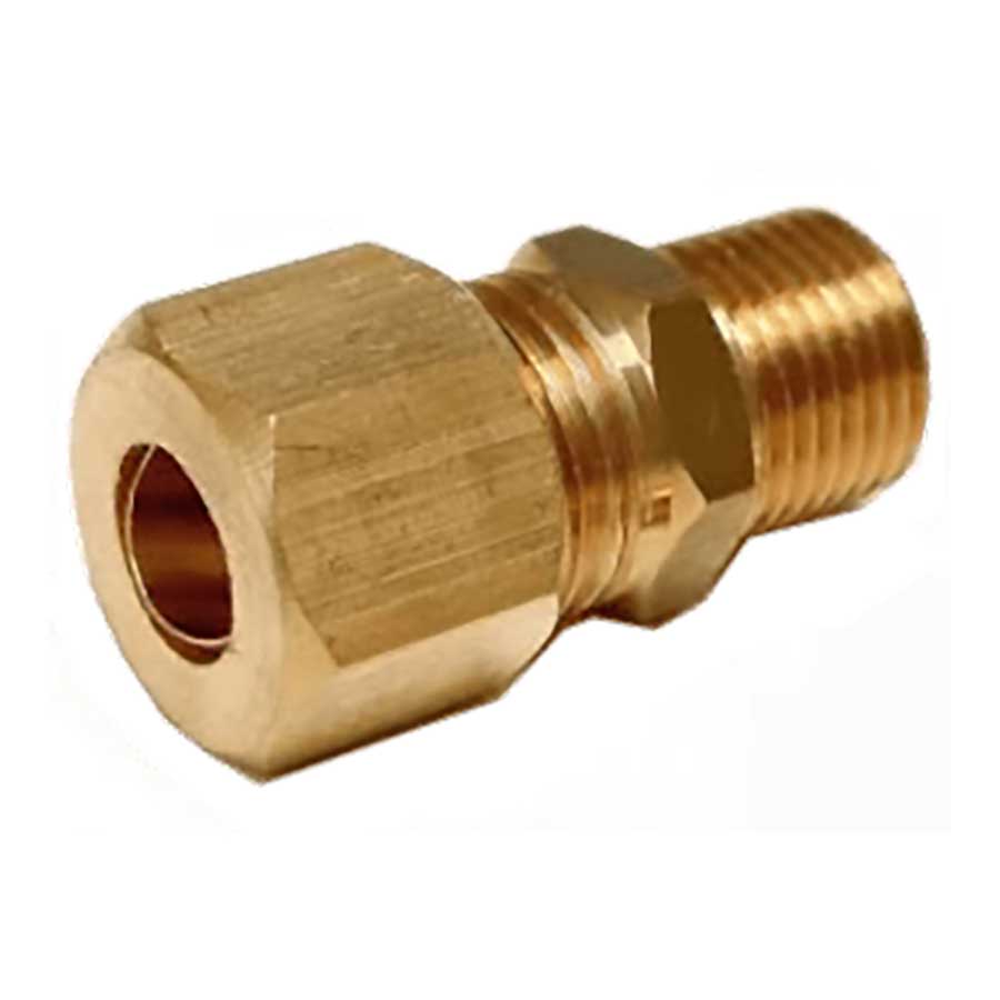 Brass Compression Male Connector