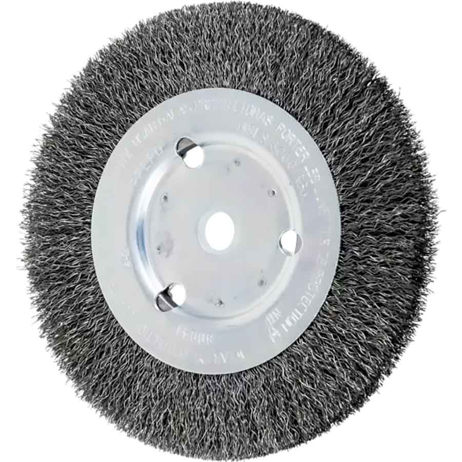 Bench Wire Wheel Brush Crimped Type