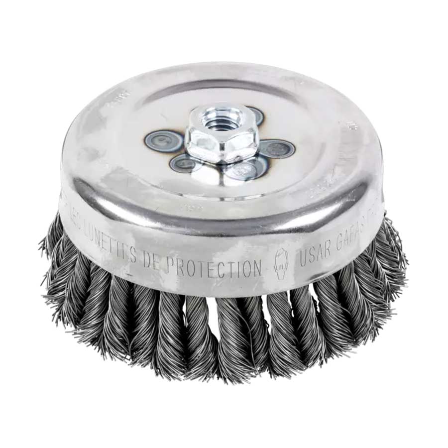 Knot Cup Brush, Double Row