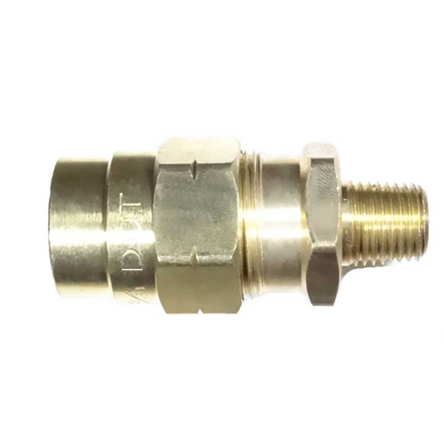 Brass Air Brake Hose Male Connectors