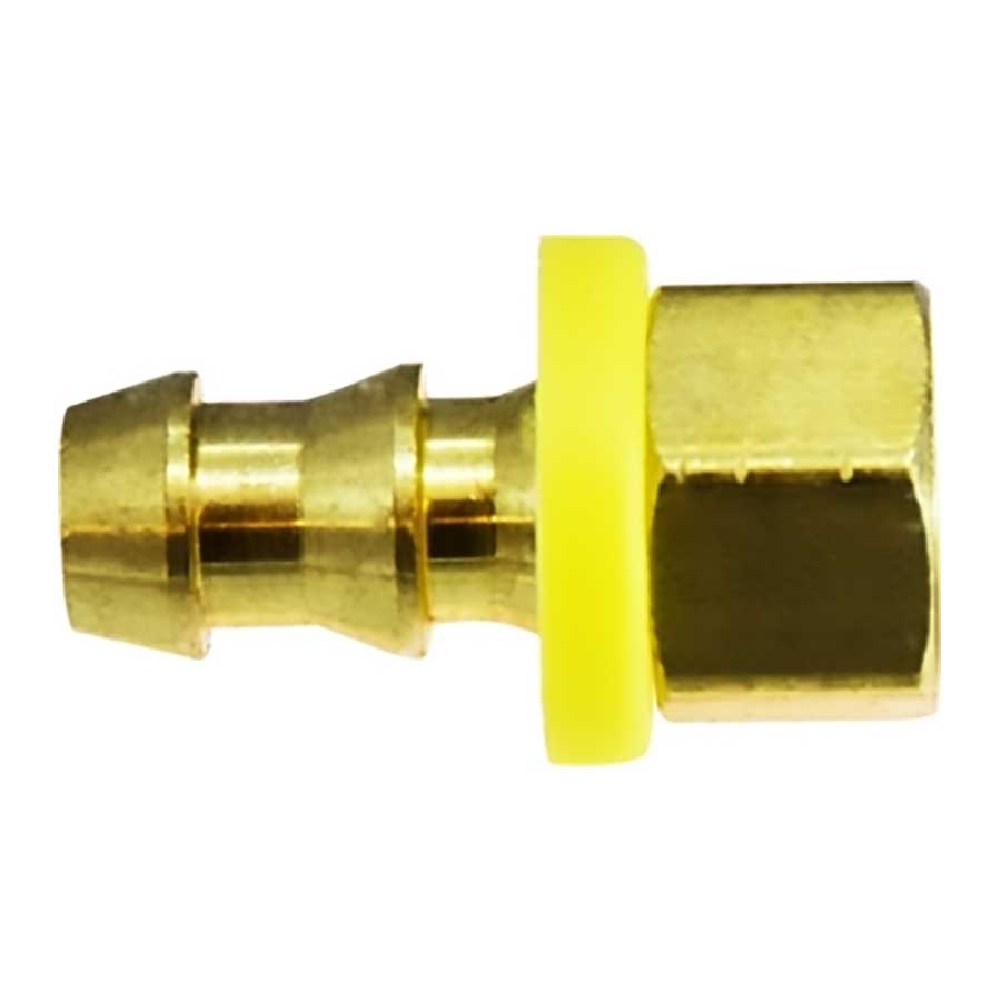 Push-Lok Brass Inverted Flare Female