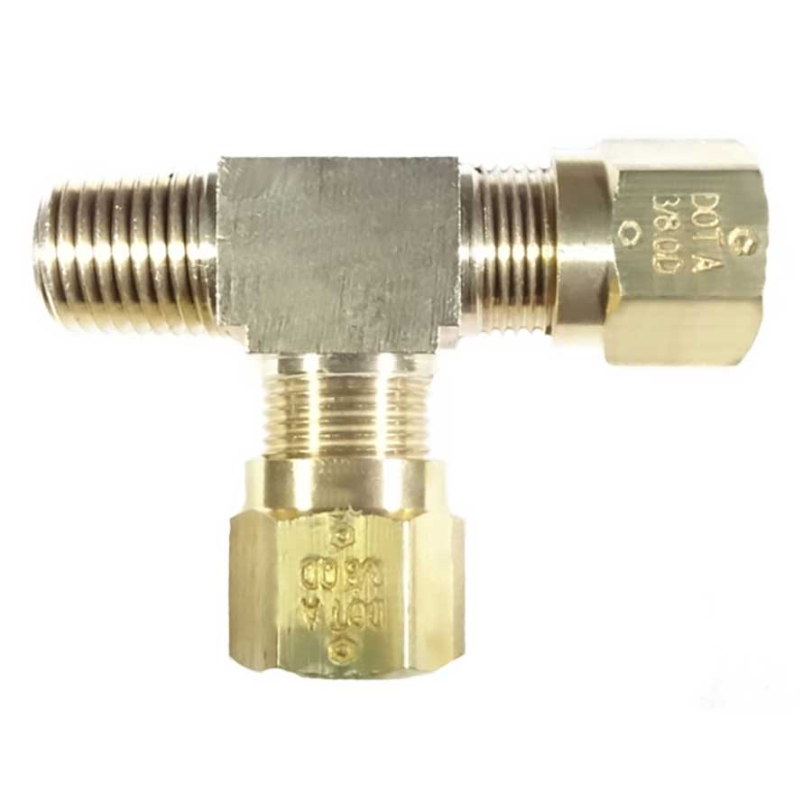 NTA Brass Air Brake Male Run Tees