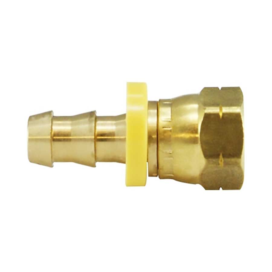 Push-Lok Brass 45° SAE Swivel Female