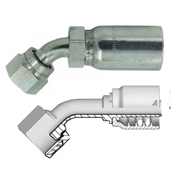 45° ORFS Swivel Female Hydraulic Hose Fittings