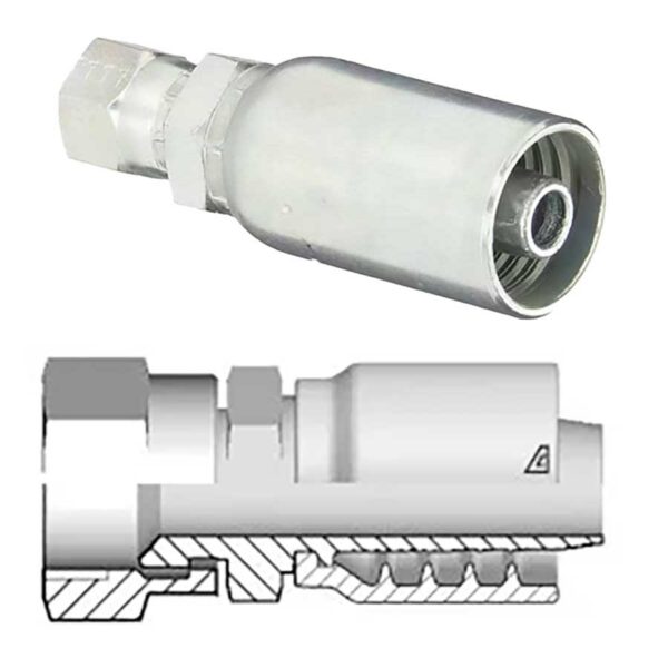JIC 37° Female Swivel Hydraulic Hose Fittings