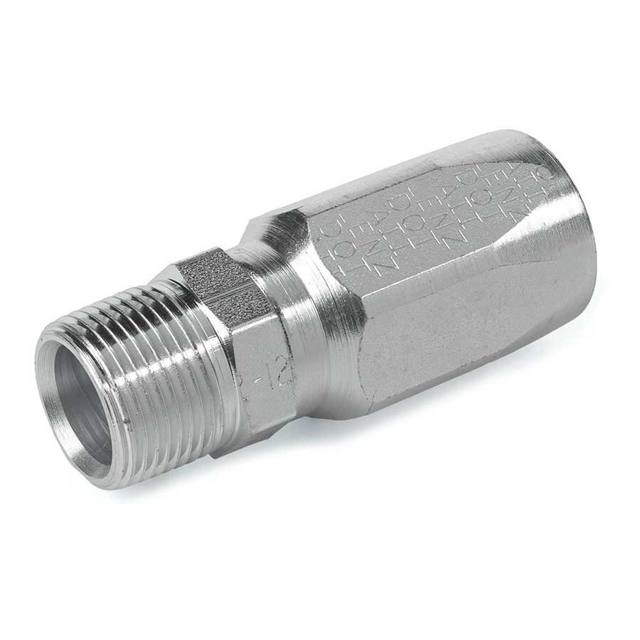 Aeroquip Style Fittings. Reusable Steel Medium Pressure Non-Skive Hose ...