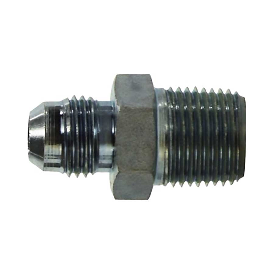 Flare Male Connector Hydraulic Steel Fittings 37° JIC