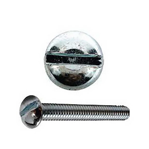Round Head Slotted Machine Screws