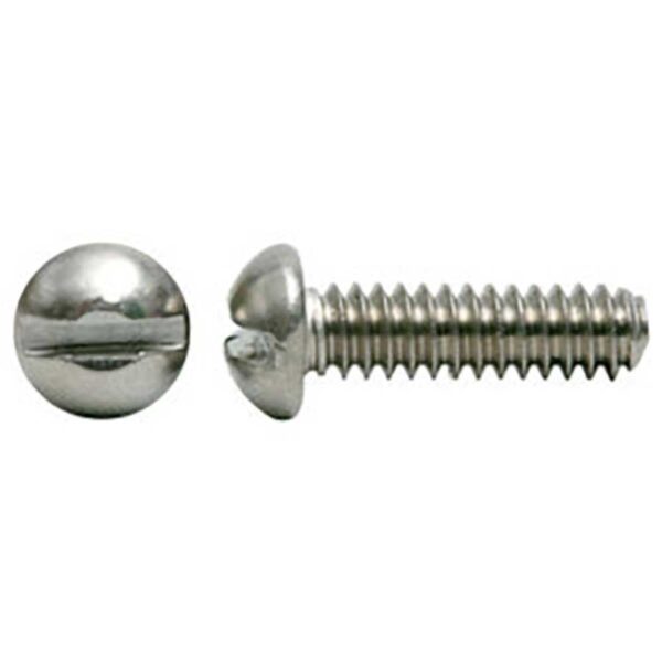 Stainless Steel Round Head Slotted Machine Screw