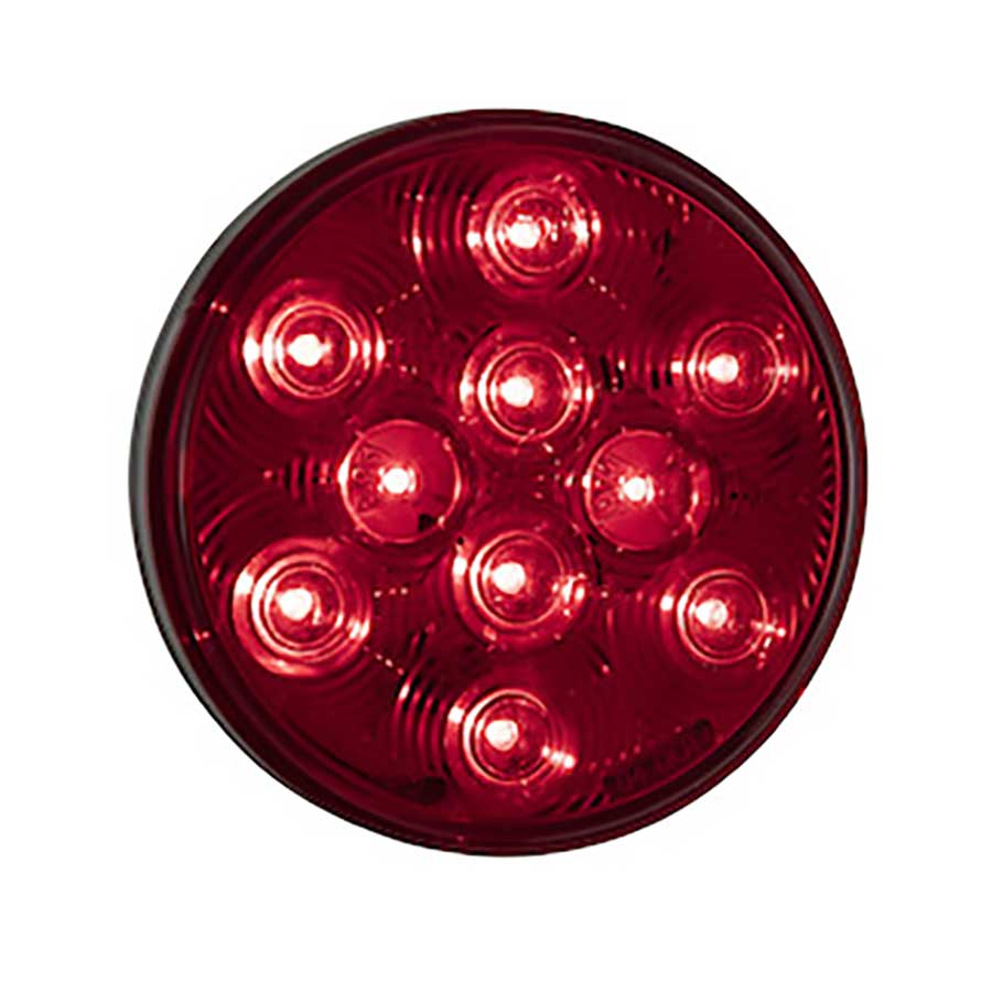 4" Round LED Stop Turn Tail Lights