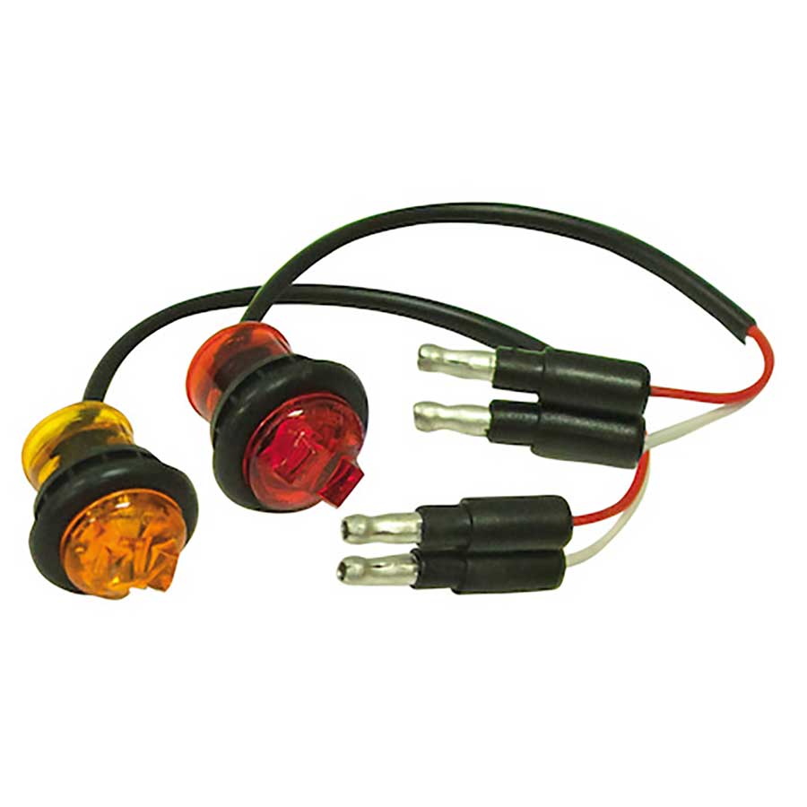 .75" Round LED Marker Clearance Lights