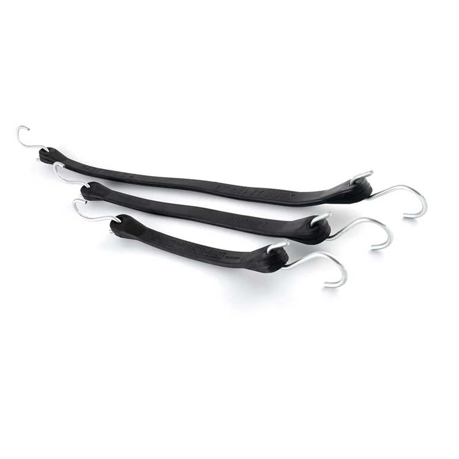 Black EPDM Rubber Tarp Straps