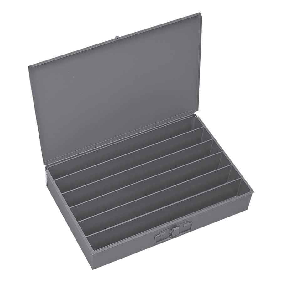 6 Horizontal Steel Drawer With Catch