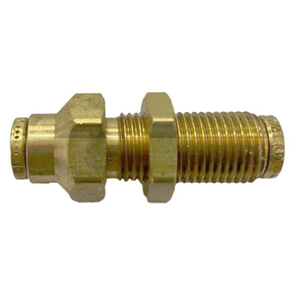 Push In Brass Bulkhead Union