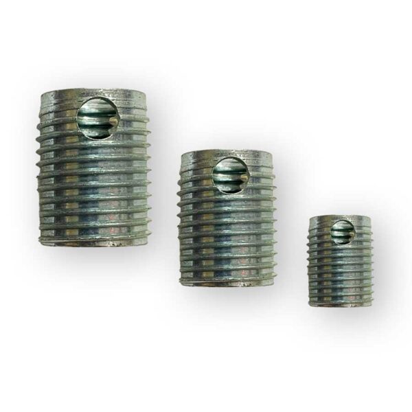 Casehardened Steel Cadium Plated Tapserts