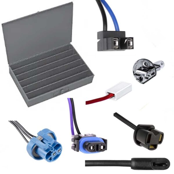 headlamp socket connectors assortment